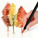 24 Color Watercolor Brush Pens Painting Pens with Flexible Fiber Brush Tips
