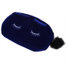 Cartoon Storage Case Travel Makeup Pouch Cosmetic Bag (Blue)