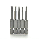 5X/Set Magnetic Triangle Head Screwdriver Bits S2 Steel 1/4 Hex Shank 50mm MGAU