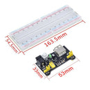 1set MB102 High-quality Breadboard Power Module 830 Points 65 Jumper WSEAU