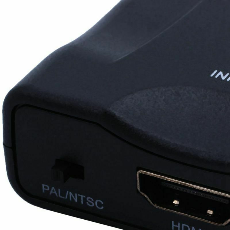 HDMI To SCART Adapter 1080p Video Audio Converter Scaler Smartphone STB DVD G4C2