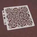 DIY Scrapbooking Graffiti Mould Biscuit Coffee Spray Mold Cake Decoration Tool