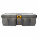 Plastic Dual Layer Waterproof Fishing Tackle Box Lures Bait Storage Case Co