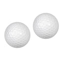 2 Pieces White Floating Golf Balls Water Golf Practice Ball Indoor Outdoor