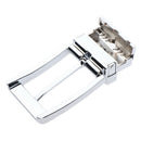 2x Reversible Belt Buckle Single Prong Rectangular Pin Buckle Replacements