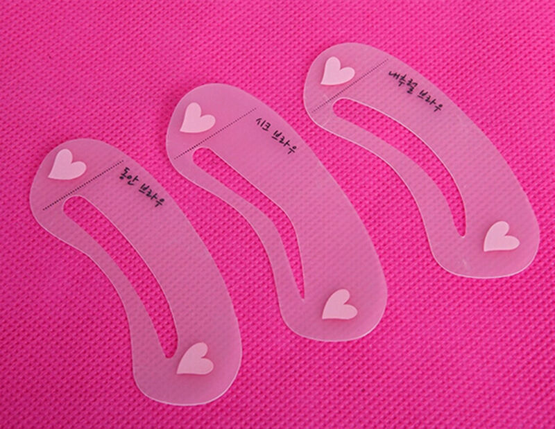 Grooming Shaping Assistant Template Eyebrow Drawing Card Brow Make-Up StencNMTE