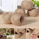 100M/Roll Natural Linen Burlap Twine Hemp Rope Cord String Hessian Decor DIY