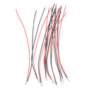 10x Mini Micro JST 1.0 SH 1.0mm 2-Pin Connector Plug With Wires Cables 100MM  Gw