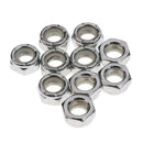 10pcs Carbon Steel Screws Nuts For Skateboard Longboard Repair Rebuilding