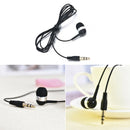 Universal 3.5mm Single Side In Ear Headset Mono Wire Earbud Earphone Headphone