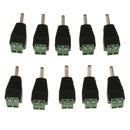 10 Pieces 3.5mm x 1.3mm Male Camera DC Power Adapter Connector