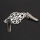 4X(Women Cardigan Sweater Blouse Pin Shawl Brooch Flower Clips Shirt CollarU4D4)