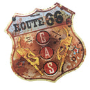 Shield Metal Retro Tin Signs Wall Plaque Pub Bar Man Cave Route 66 US Art 1