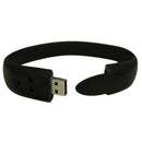 4GB Wrist Band Bracelet USB 2.0 Flash Memory Drive Stick Thumb Pen, Black