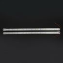 2 Pcs Aluminum Alloy Rigid LED Strip Rod Light Waterproof 12V 50CM white