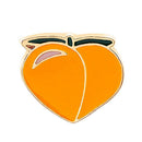 Cute Girls Corsages Women Fruit Shaped Brooch Lapel Pin Jewelry (Peach) A