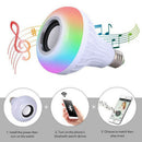 Wireless Bluetooth Speaker Bulb E27 LED Music Player Audio Light Lamp + Remote