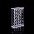 24 Holes Test For17mm15ml Testing Tube Rack Holder Lab Tubes Plastic Storag Z9N5