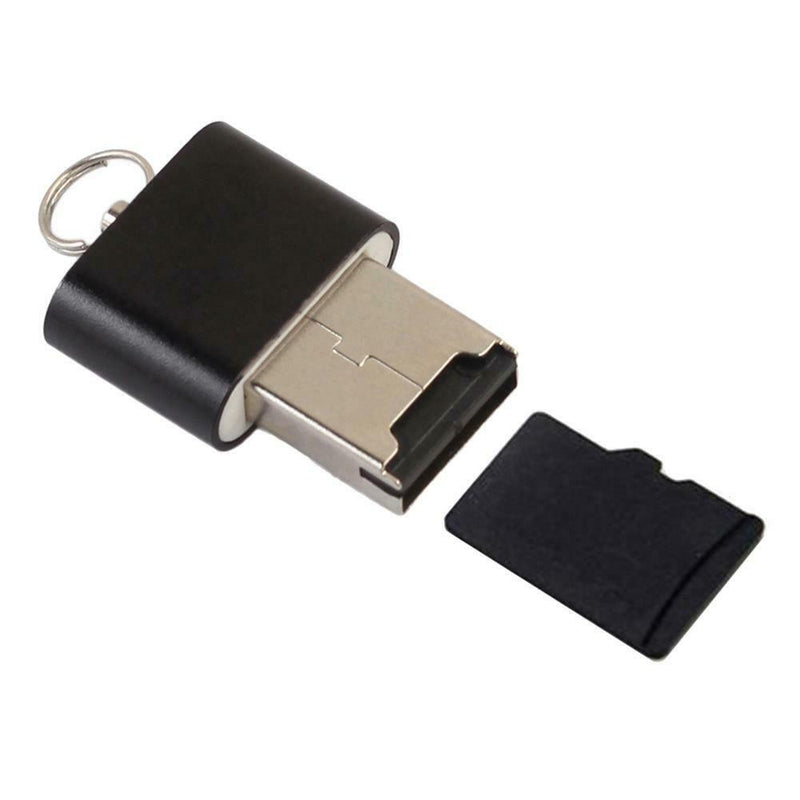 Mini Aluminium Alloy USB 2.0 T Flash TF Micro SD Memory Card Reader Adapter