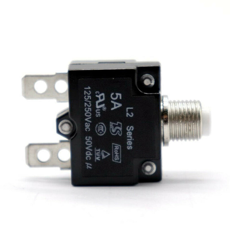 4Pcs 125/250V AC Push Button Circuit Breaker Reset Thermal Overload Switch