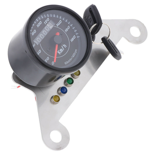 Motorcycles Modified Instrument LED Dual Odometer Speedometer(0-180 km/h)