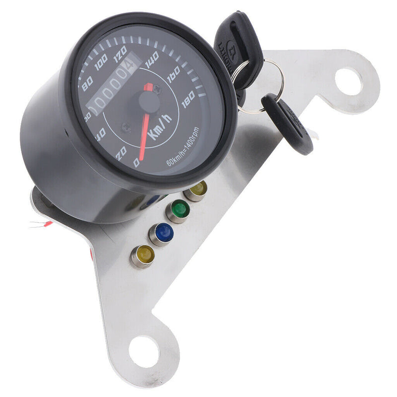 Motorcycles Modified Instrument LED Dual Odometer Speedometer(0-180 km/h)