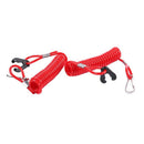 2PC Boat Outboard Engine Motor Lanyard Kill Stop Switch Safety Tether For Y K8B7