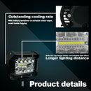 Waterproof DC9-30V 4in 60W 6000LM LED Work Light Bar for Off-road Car Truck
