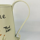 Country Style Metal Vase Flower Pot Jug Holder Wedding Centre Piece WELCOME