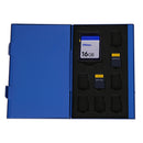 Portable Deck Aluminium Alloy 8TF + 4SD Memory Cards Storage Box Holder