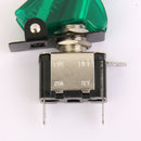 1 Pair Car Truck Boat 12V 20A Rocker Toggle Switch 2Pin SPST Green+Blue LED