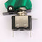 1 Pair Car Truck Boat 12V 20A Rocker Toggle Switch 2Pin SPST Green+Blue LED