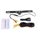 Night Visible 12 IR LED Car Rear View camera License Plate Frame Back Up Ca