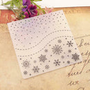 Snowflake Plastic Embossing Template DIY Scrapbooking Paper Cutting Dies