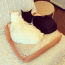 Cute Toast Bread Dog Cat Mat Pet Padded Bolster Puppy Bed Cushions Warm New V9E3