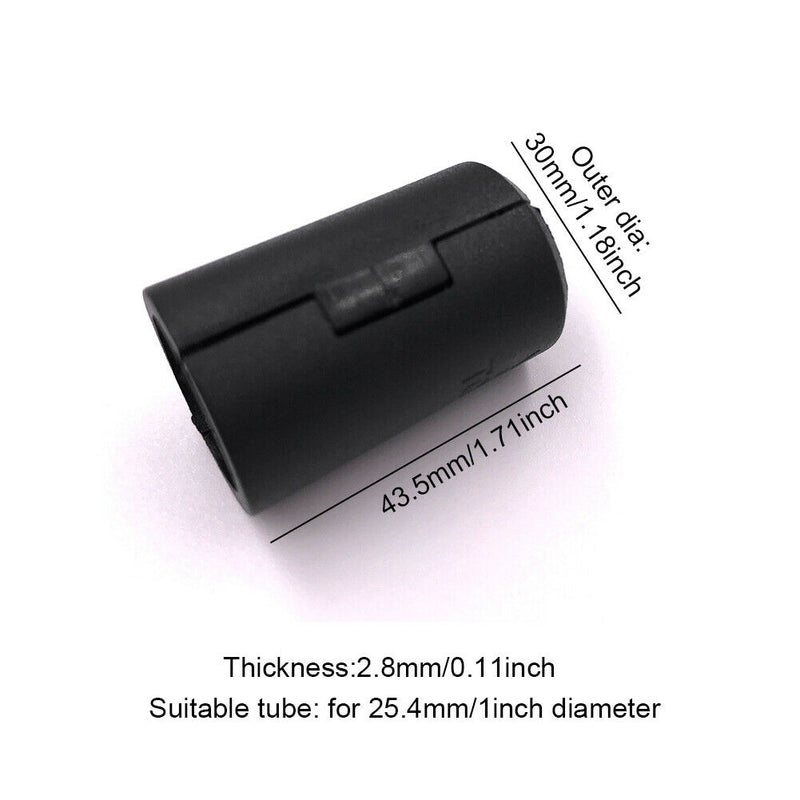 50pairs Sleeve Wire Shelving Clip Split 1 Inch Shelf Lock Home Fixed Bamboo Tube