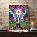 5D DIY Special Shaped Diamond Painting Elephant Embroidery Mosaic Craft Kit