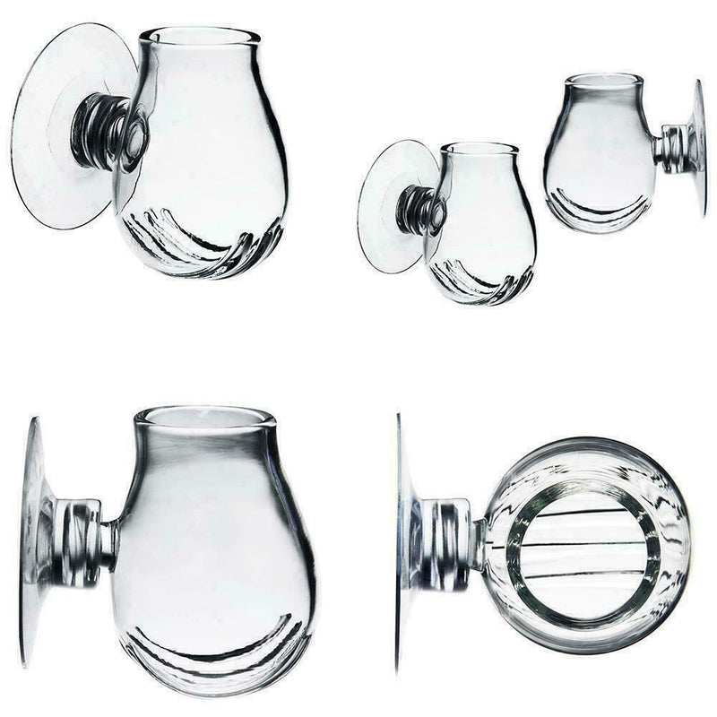 Aquarium/Fish Tank Holder Aquatic Plant Acrylic Cup Pet Pot Container Suppl U0H3