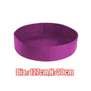 35&50 inch Raised Garden Bed Grow Bags Pot Wide Use EASY TO STORAGE Purple