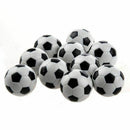 6PCS Small Football Style Table Ball Foosball Hard Plastic Table Ball Count