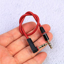 3.5mm Short 20cm Jack to Jack Aux Cable Male to Male Stereo Audio Cables Cord SP
