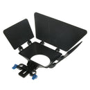Swing-Away Matte Box Sunshade DSLR Video Rig with 15mm Rod Rig for Rail Rod