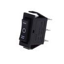 5pcs x AC 10A/250V 15A/125V 3Pin SPDT ON-OFF-ON 3 Position Boat Rocker Switch SE