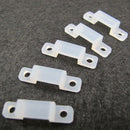 New 20X Good Clear Silicon LED Clips 12mm For Fixed 5050 5630 Strip Light OYY