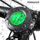 Adjustable Wireless LCD Cycle Computer Bicycle Odometer Bike Speedometer Counter