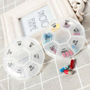 7 Day Pill Box Organizer Daily Weekly Tablet Reminder Travel Medicine Stor Hn