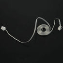 10ft RJ11 6P4C Connector Flat Telephone Cable Clear Gray M9O6