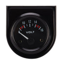 52mm Black Car Motor Auto Voltmeter Digital LED 8-16 Volt Voltage Gauge