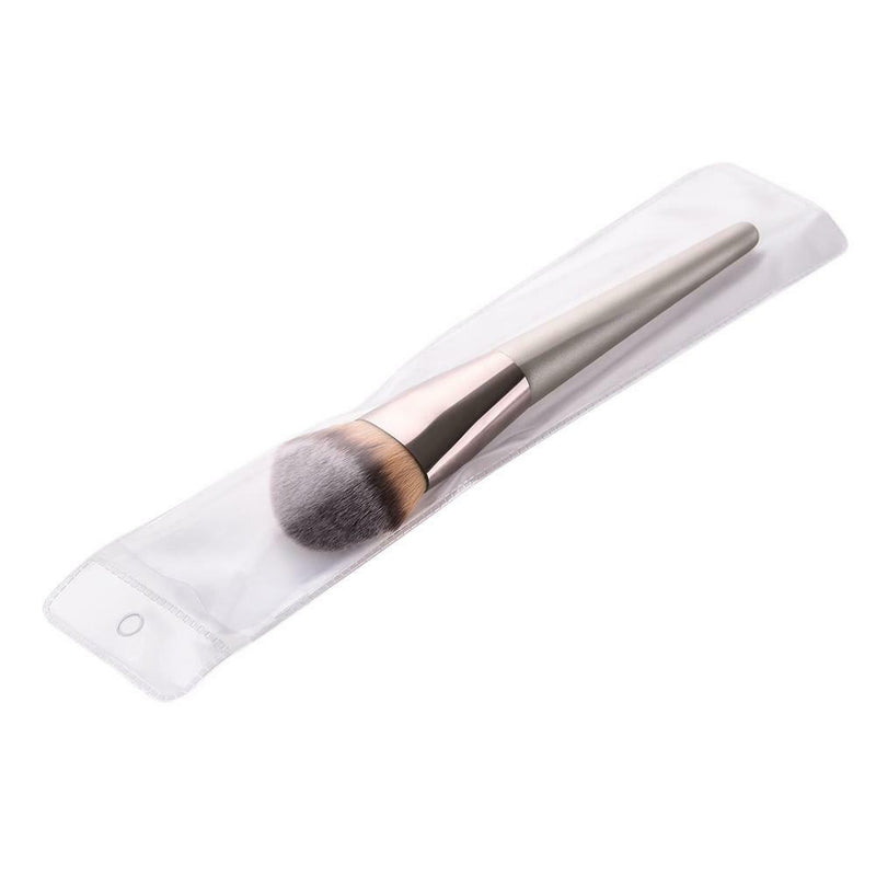 1pc Champagne Cosmetic Brush Nylon Hair Blush Brush Beauty Tools (T-01-386)