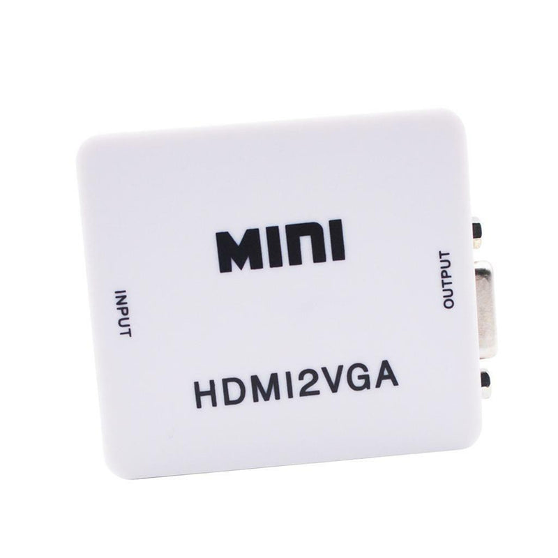 1080P Full HD Mini HDMI To VGA Audio Video Converter Adapter With USB Cable
